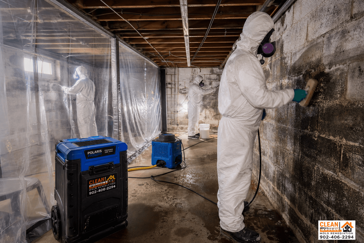 Basement Mold Removal & Remediation in Halifax